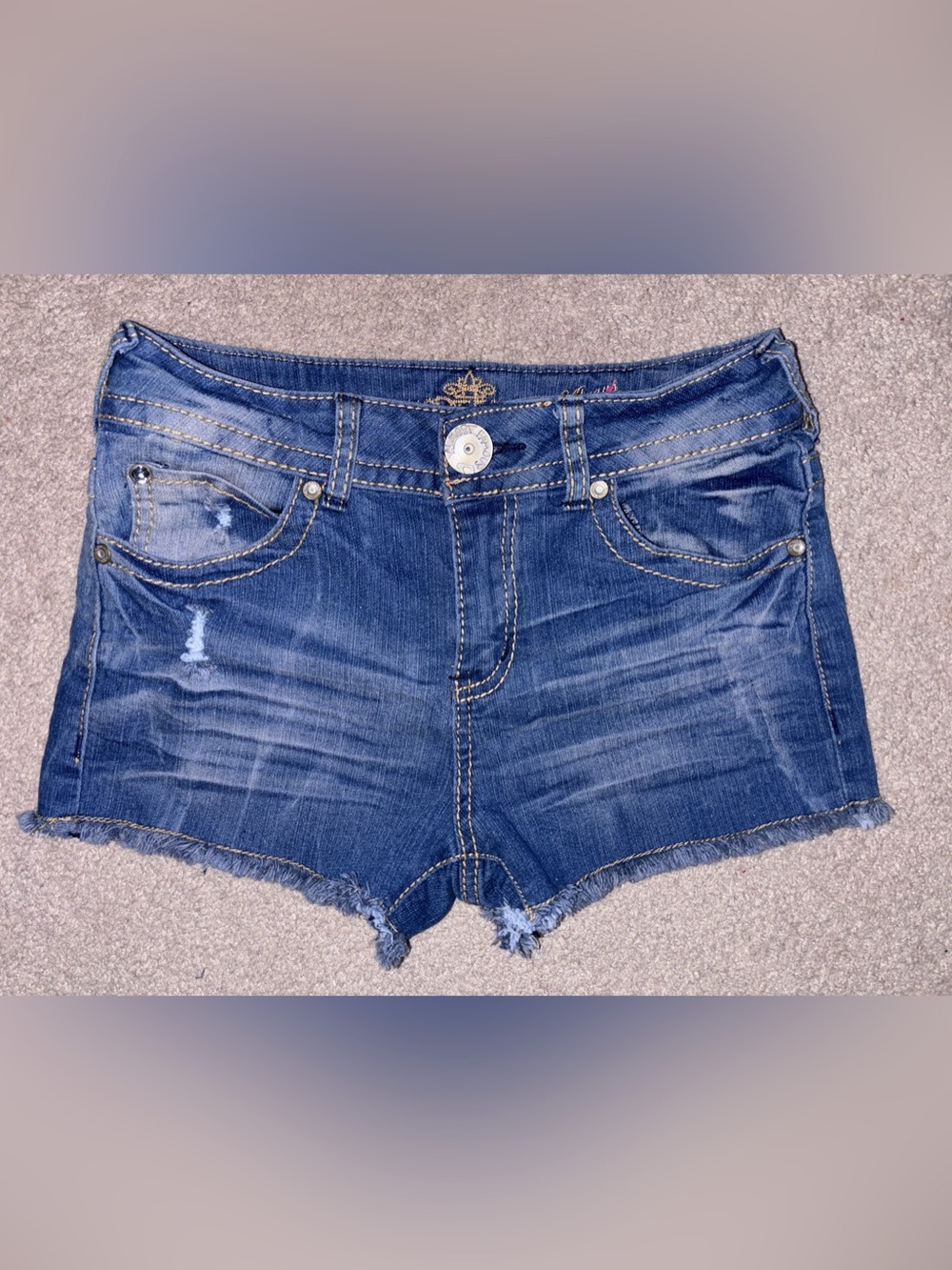 Almost Famous Women's Denim Jean Shorts Size 5